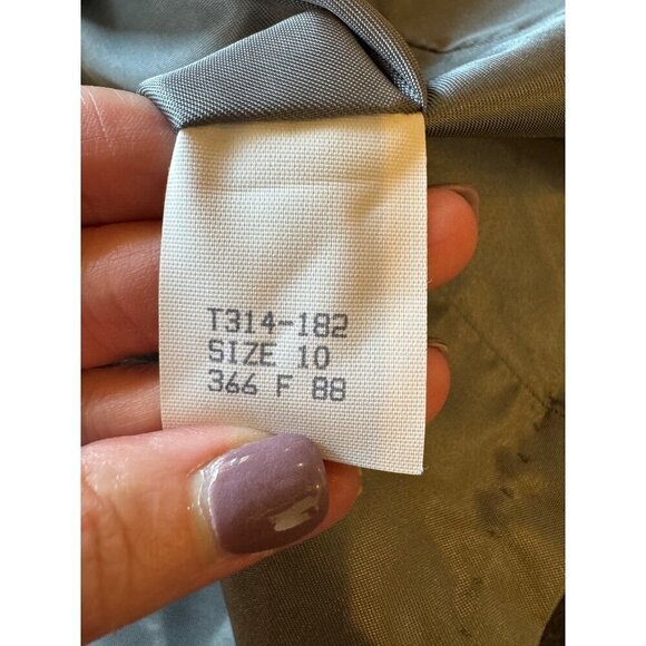 Pendleton Blazer Women 10 Gray Virgin Wool Single Breasted 3 Button Close Preppy - Picture 10 of 11